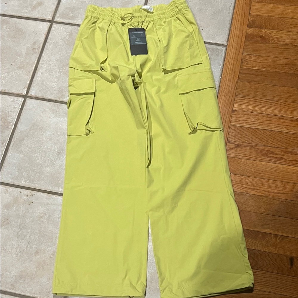 Fabletics Lime Green Track Pants